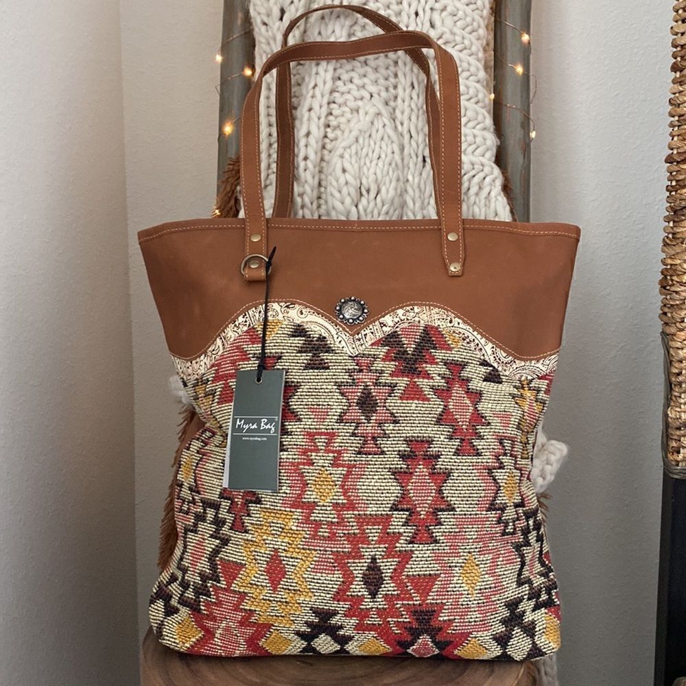 Myra Bag Desert Bloom Tall Tote Bag NWT